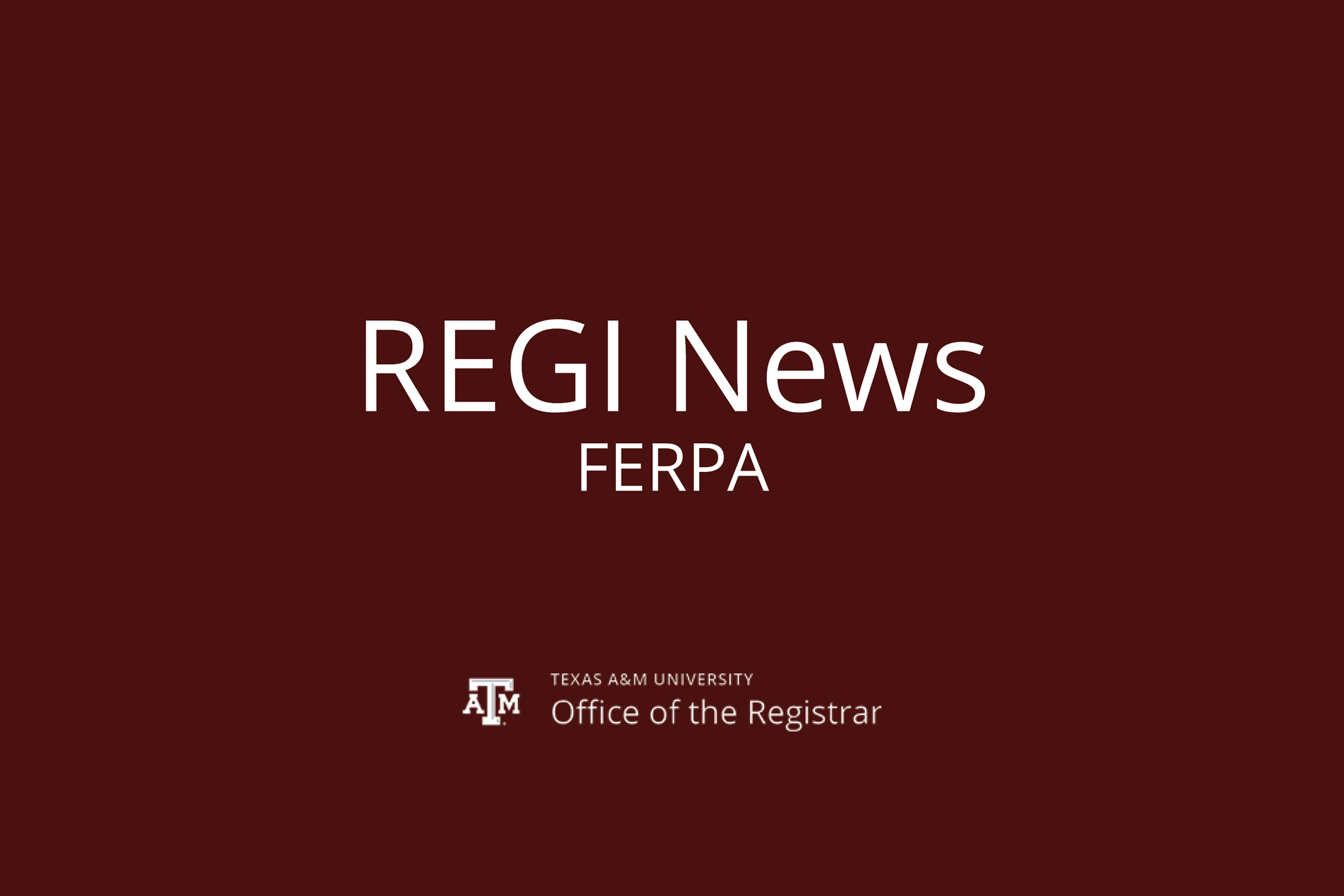 Friday Fun with FERPA, May 3, 2024 - Agency Agreements