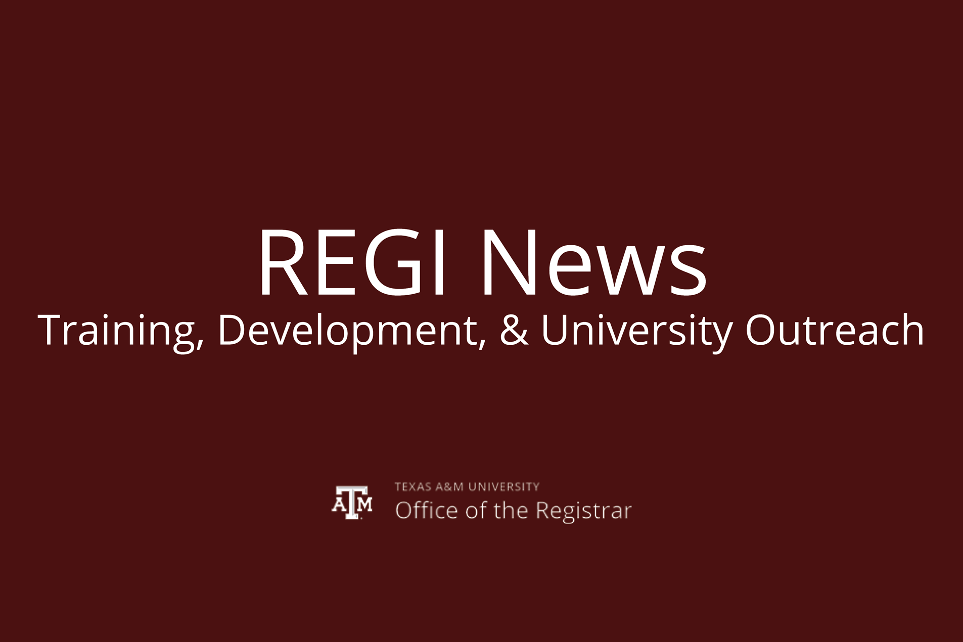 Save the Date! Registrar 101 (REGI 101) is September 23, 2024