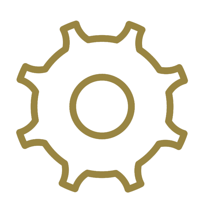 golden image of gear icon
